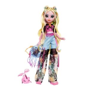 🐩♡Monster High Lagoona Blue Fashion Doll with Pet Fish Neptuna